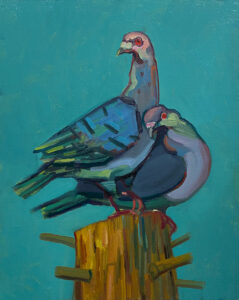 Common Birds, Oil on canvas board, 2020, 24 x 30 cm